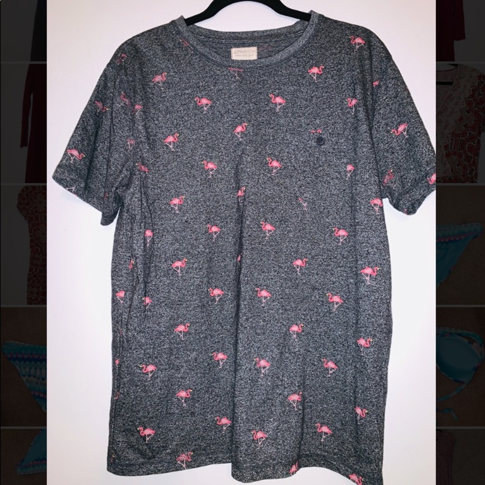 Dark Grey Flamingo T-Shirt